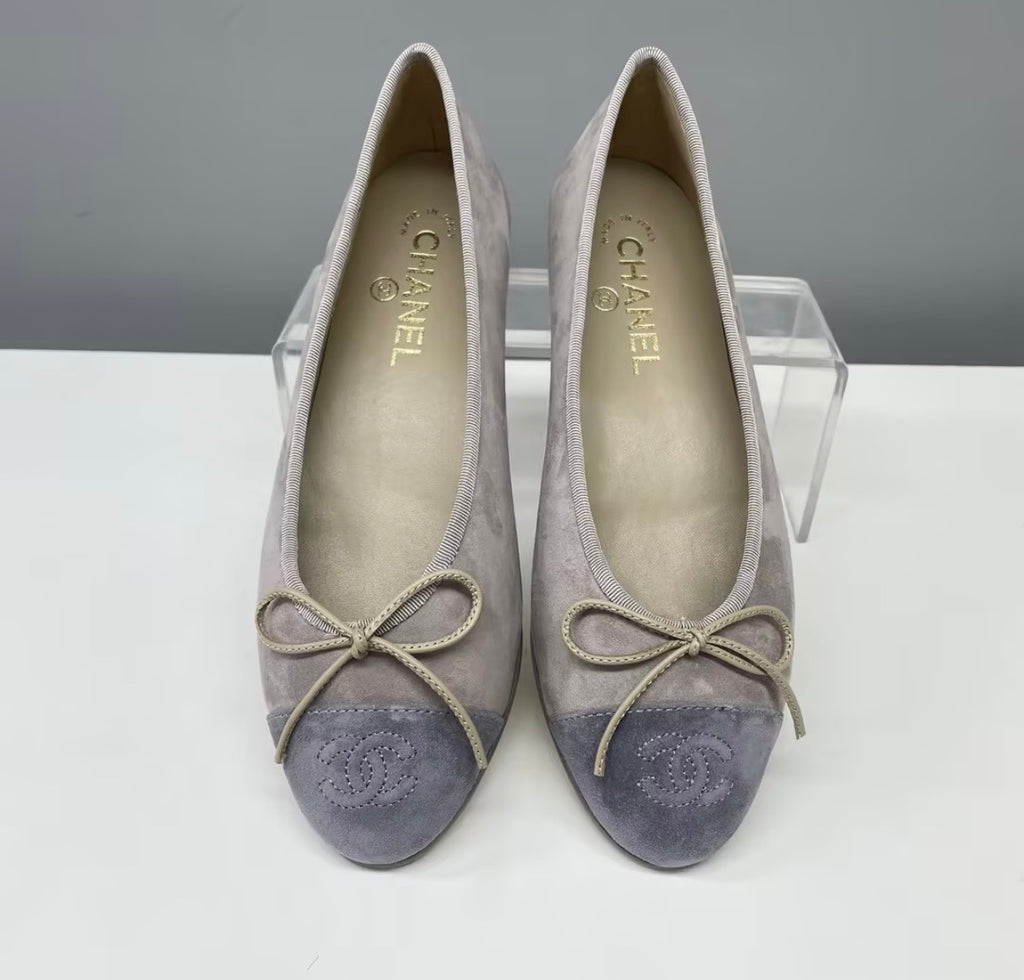 Ballerine taupe/gris