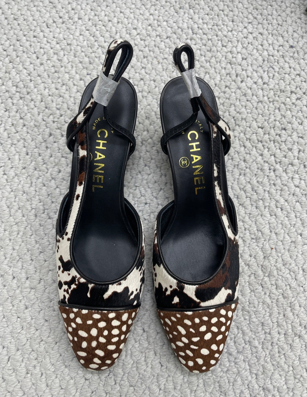Slingbacks calfskin&lambskin