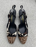 Slingbacks calfskin&lambskin