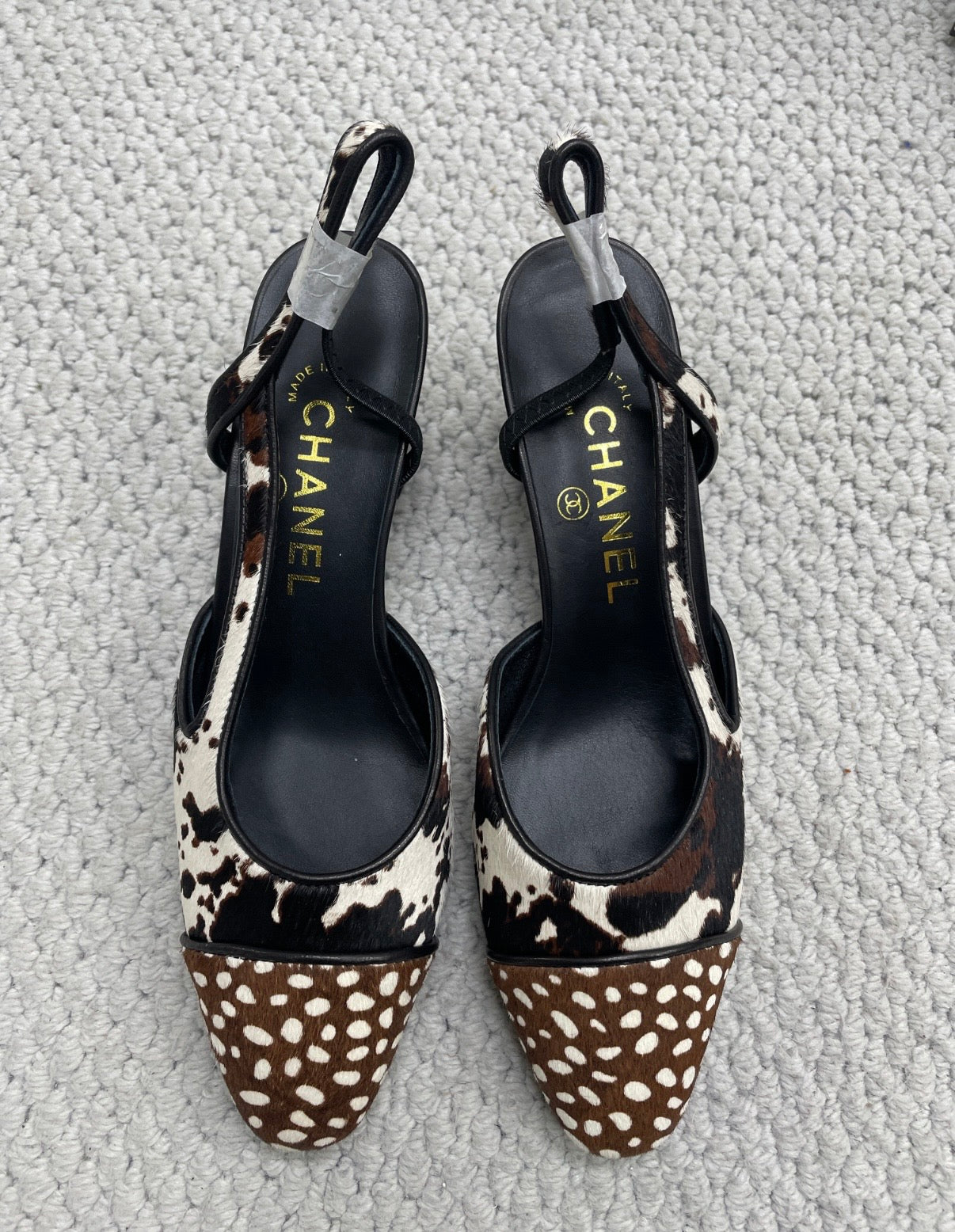 Slingbacks calfskin&lambskin
