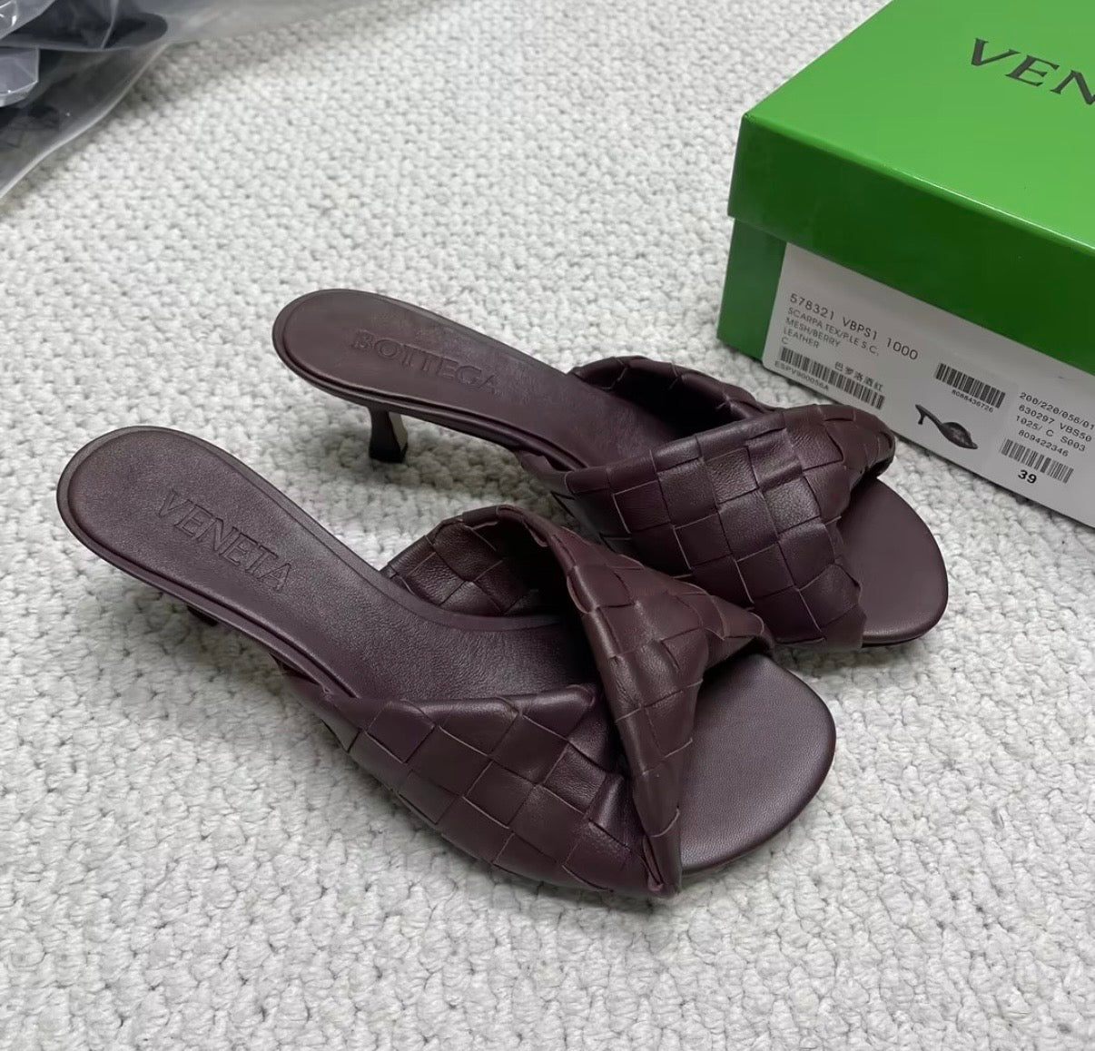 Mule Blink bordeaux