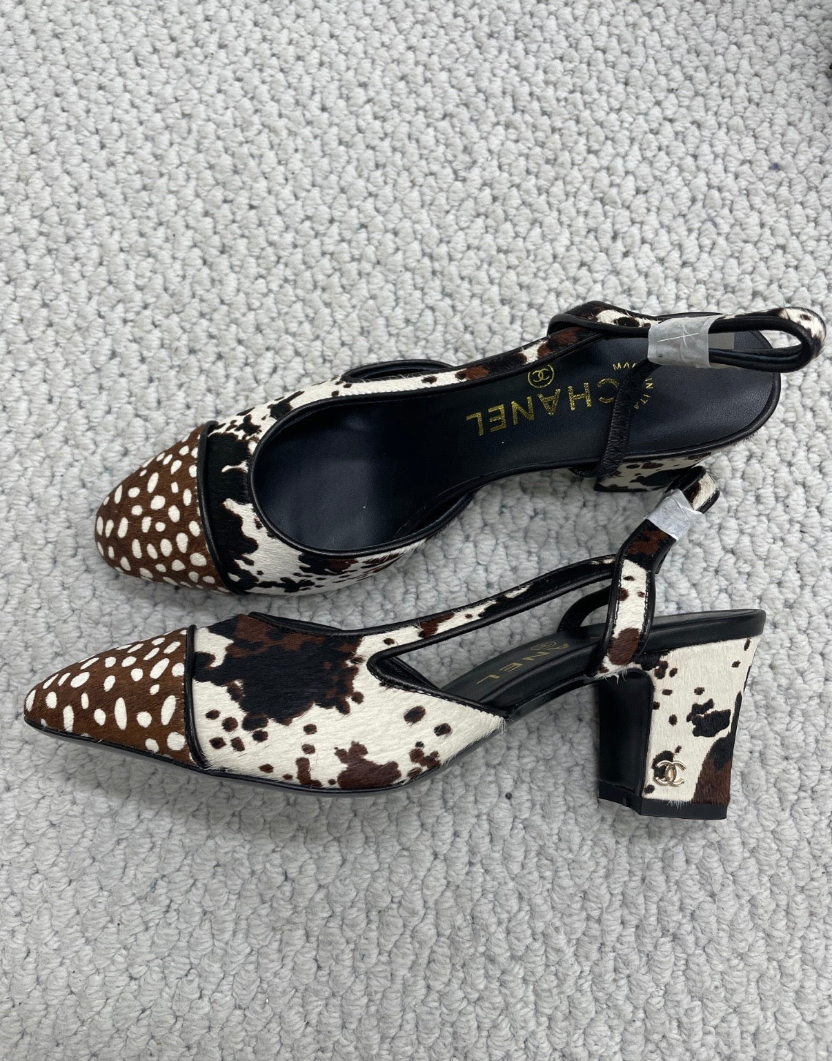 Slingbacks calfskin&lambskin