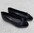 Ballerine noire/bout verni
