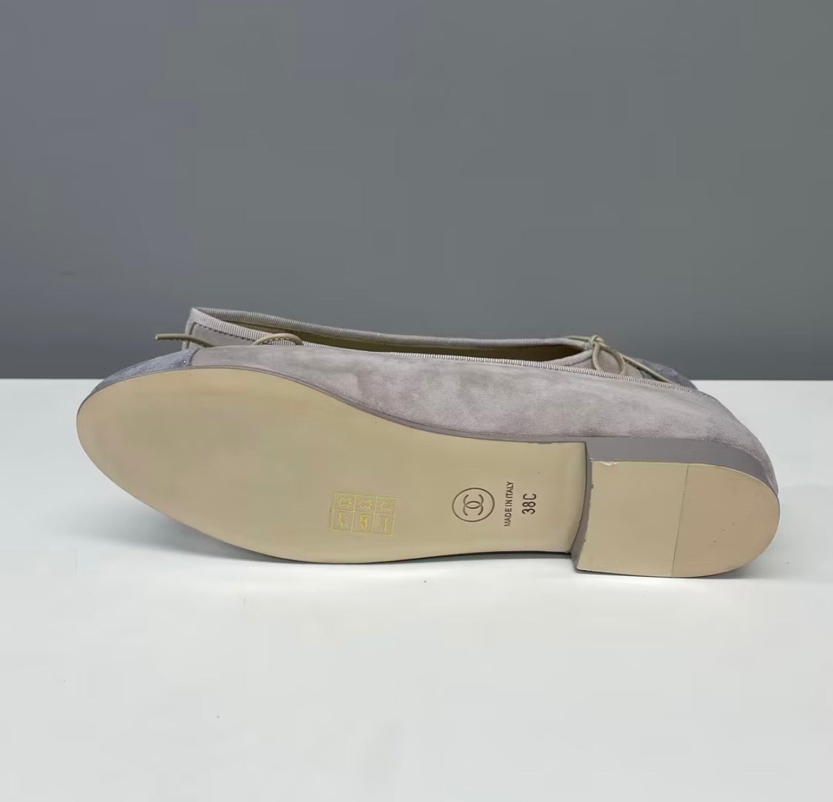 Ballerine taupe/gris