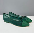 Ballerine transparente verte