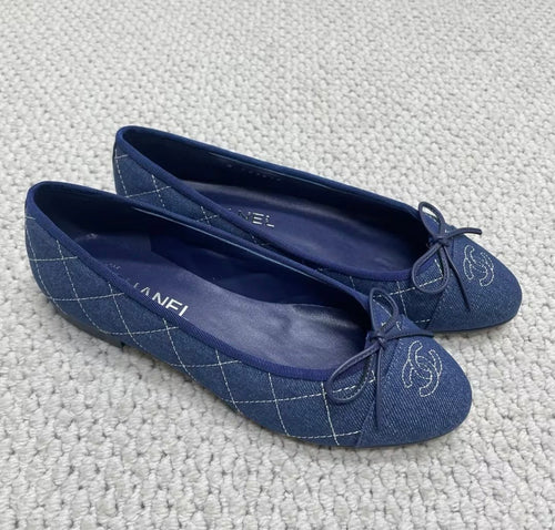 Ballerine effet jean