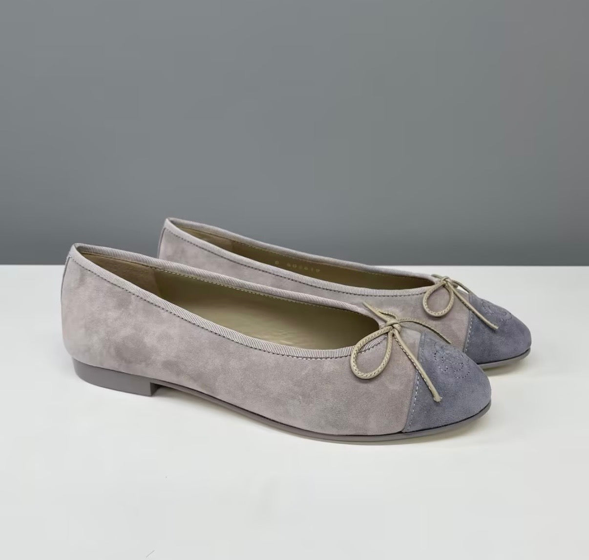 Ballerine taupe/gris