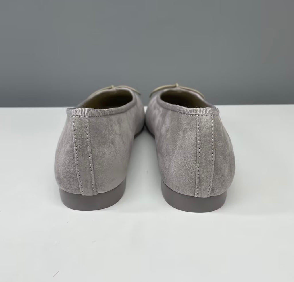 Ballerine taupe/gris