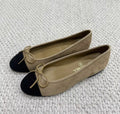 Ballerine beige/noire