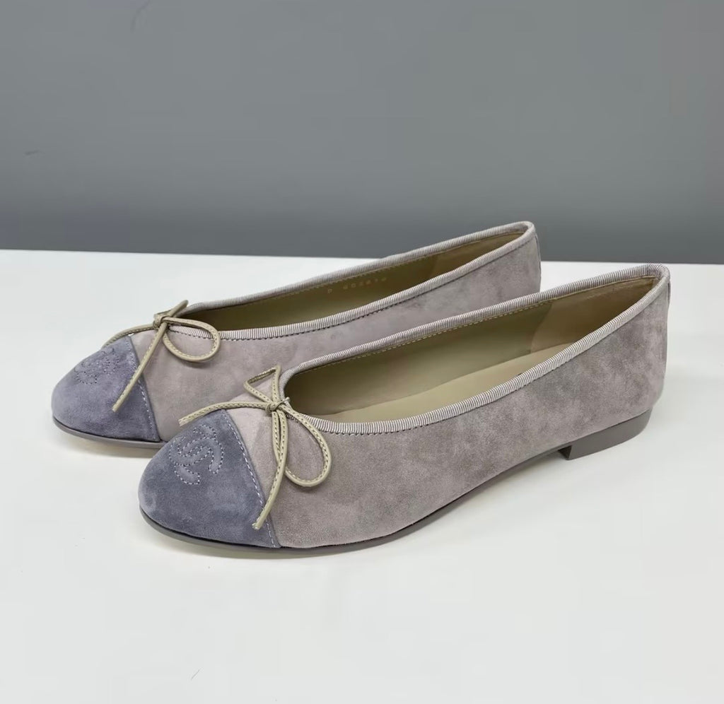 Ballerine taupe/gris