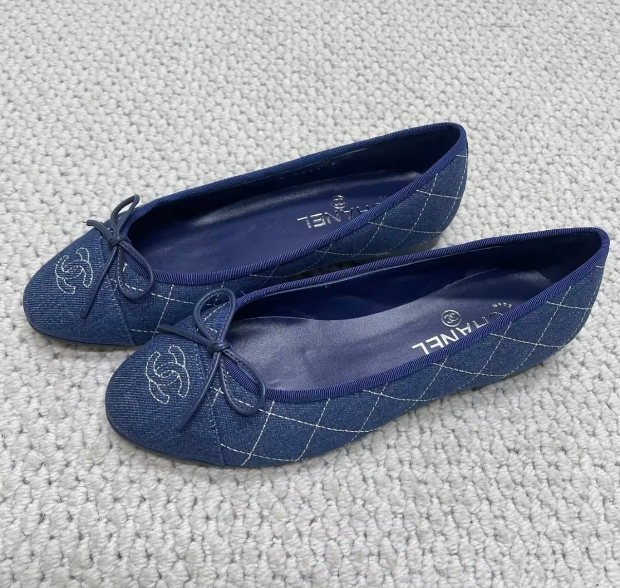Ballerine effet jean